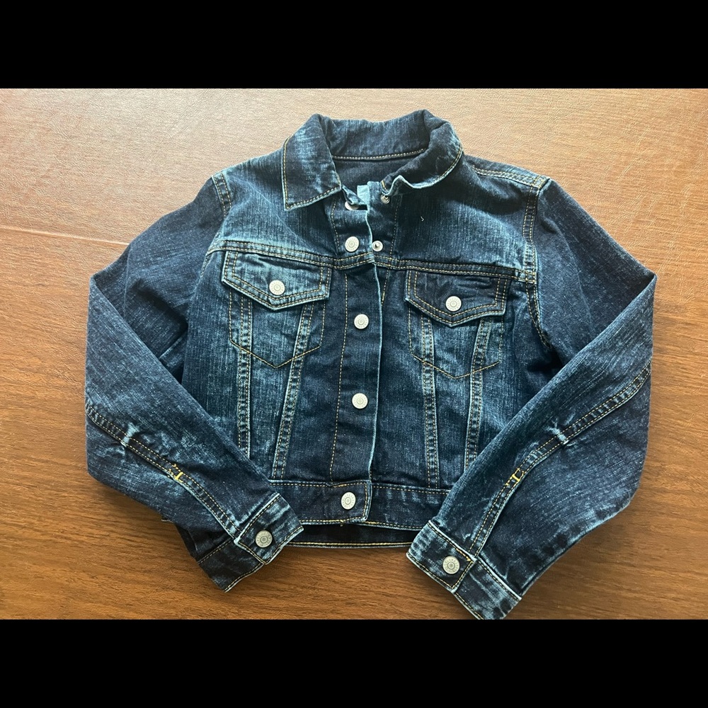 Gymboree denim jacket size 7-8 in like new condition